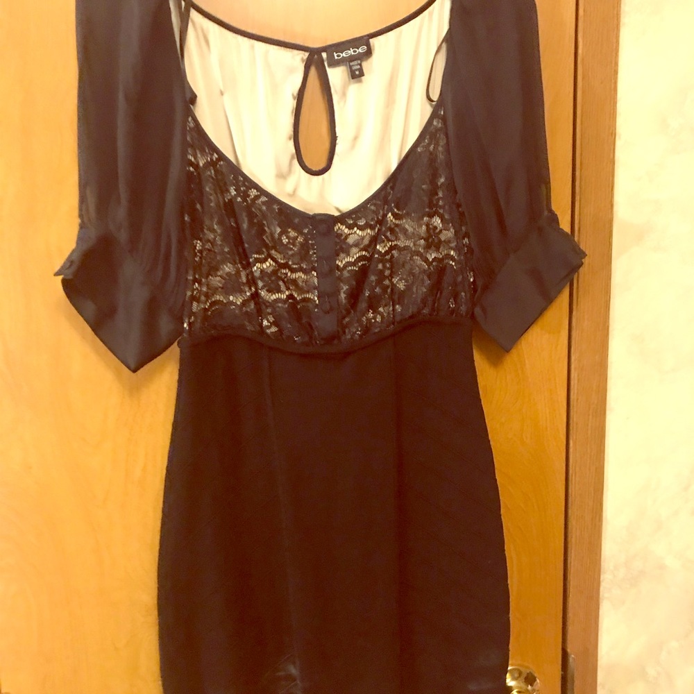 Bebe little black dress